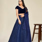 Jyoti Fashion Women's Blue Two Tone Tapeta Silk Sequins Designer Lehenga Choli Set | Swadesiicart