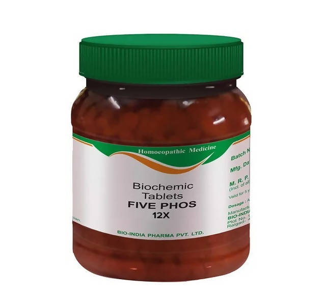Bio India Homeopathy Five Phos Biochemic Tablets | Swadesiicart
