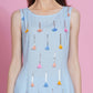 Women Republic Powder Blue Hand Embellished Kurta With Harem Pants | Swadesiicart