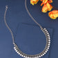 NVR Women Silver-Plated Oxidised Necklace | Swadesiicart