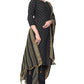 Blue Cotton Jacquard Woven Unstitched Dress Material - Amara