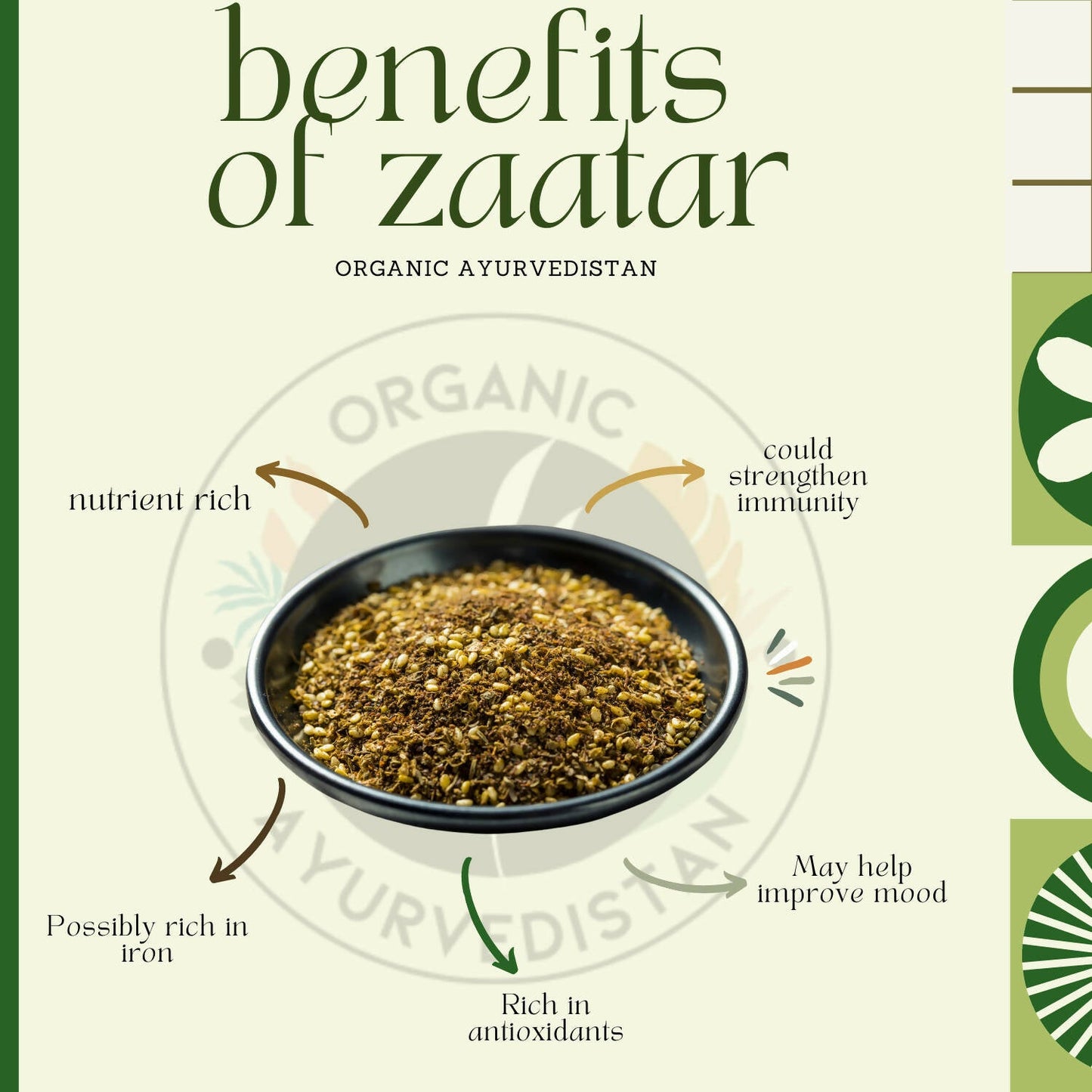 Organic Ayurvedistan Zaatar Powder - Swadesiicart