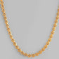 VOJ Gold-Polished Designer Contemporay Chain For Men | Swadesiicart