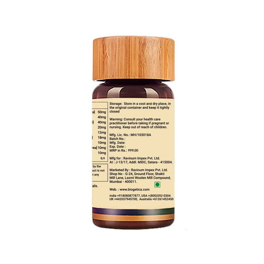 Biogetica Livosolve (Stabilizes Digestive- Liver Enzymes) - Swadesiicart