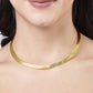 NVR Women Gold-Polished Choker Necklace | Swadesiicart