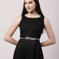 NVR Women Circular Silver Plated Stretchable Metal Belt | Swadesiicart