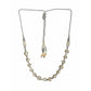 Kundan and Diamond Neckpiece (Silver) - Ruby Raang | Swadesiicart