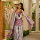 Aayaa Designer Cotton Silk Farshi Salwar Set - Purple