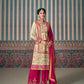 Anaita Pink Embroidered Silk Fully Stitched Plazo suit