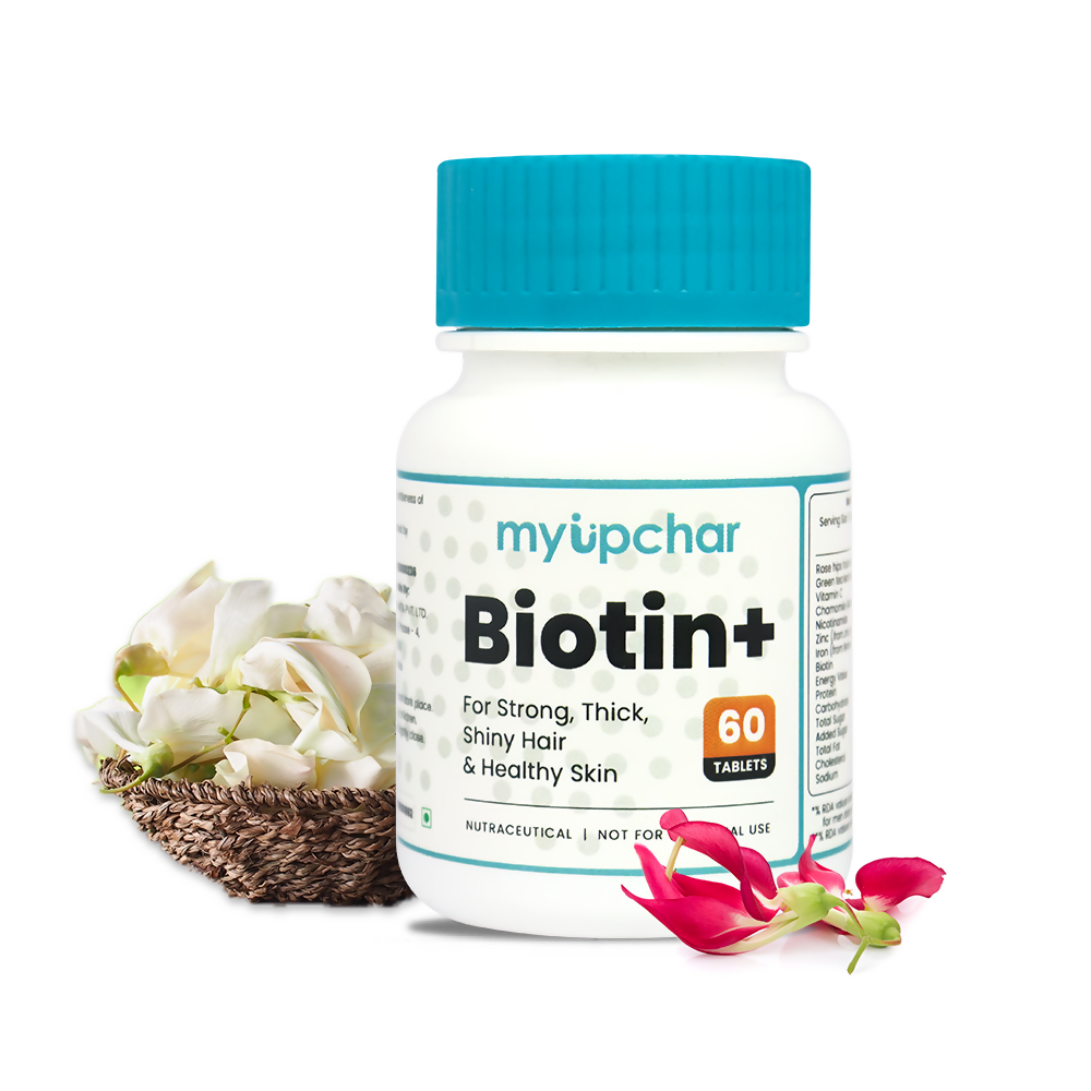 myUpchar Ayurveda Biotin+ Tablets - Myupchar