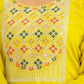 The52 Yellow Women's Beautiful Embroidered Viscose Shimmer Fabric with Straight Kurta, Pant and Dupatta Set - Swadesiicart