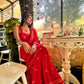 Exclusive Collection Beautiful Red Pure Cotton Woven Handloom Saree With Running Blouse Piece - Swadesiicart