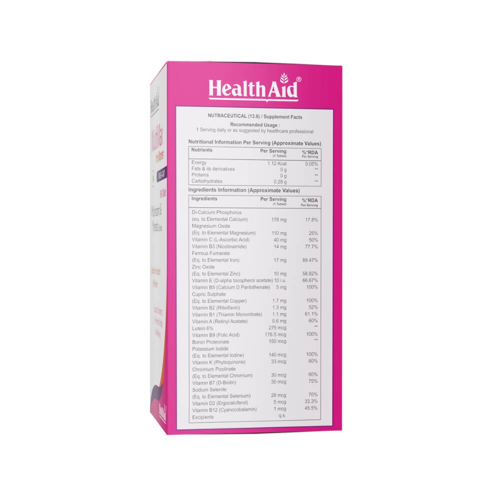 HealthAid MultiMax Tablets for Women - Swadesiicart