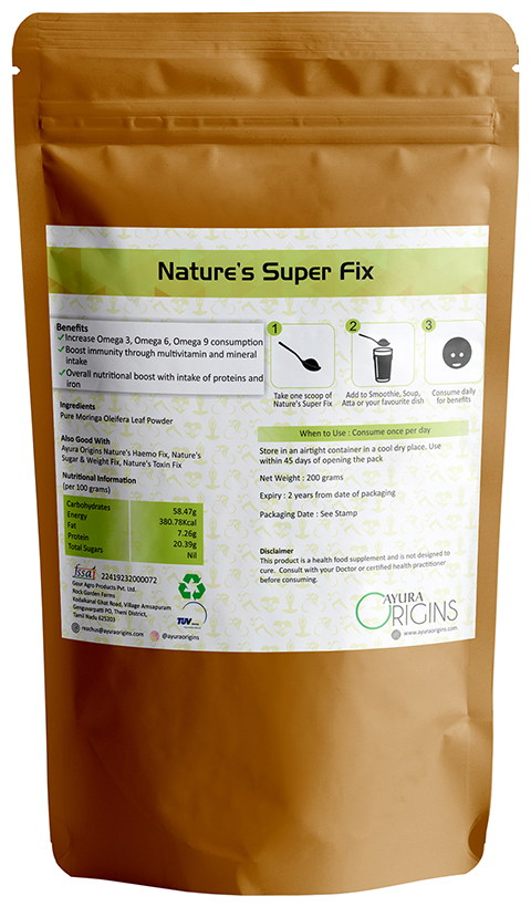 Ayura Origins Nature's Super Fix Powder - Swadesiicart