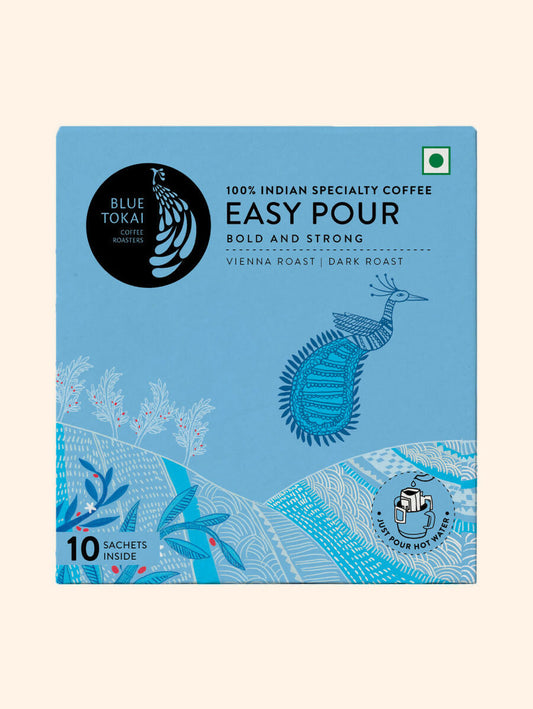 Blue Tokai Vienna Dark Roast Easy Pour Sachets - Swadesiicart