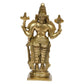 Artvarko Brass Lord Bhagwan Vishnu Narayana With Shankh Chakra Idol - Swadesiicart
