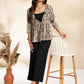 Janasya Black Crepe Solid Top,Bottom & Jacket | Swadesiicart