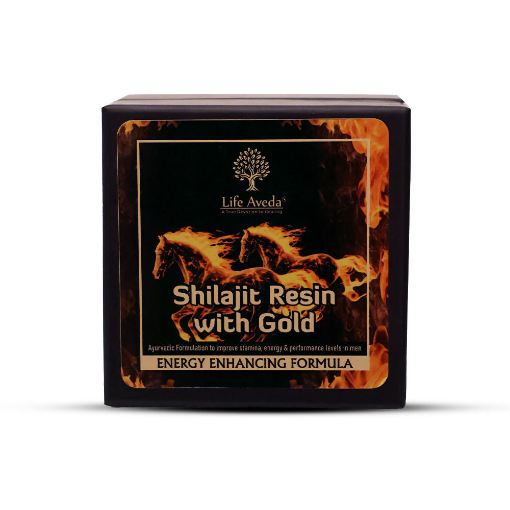 Life Aveda SJ Resin with Gold - Swadesiicart