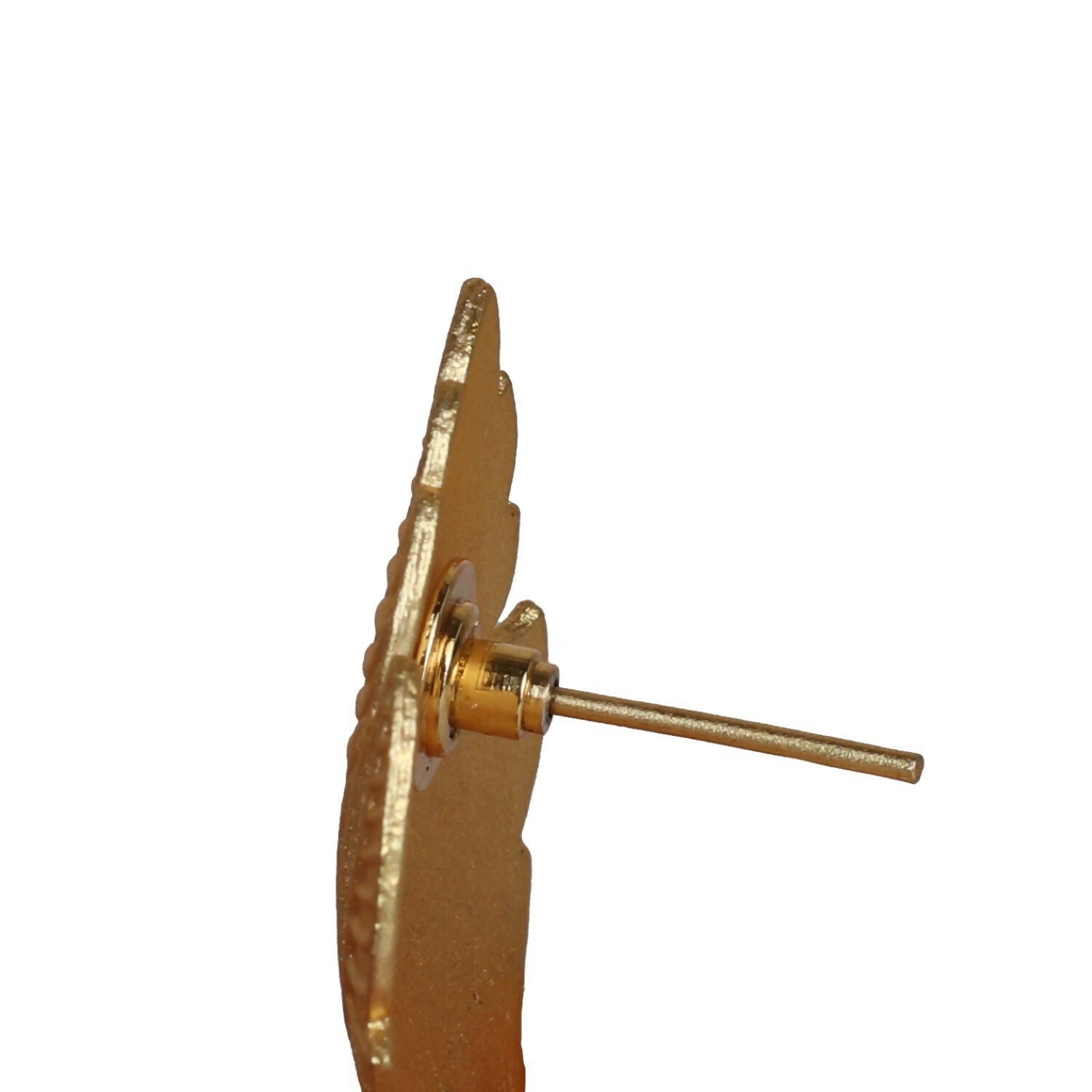 Joban Fashion Women Matte Gold Brass Jhumka | Swadesiicart