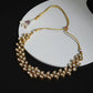 White Brass Gold-Polished Necklace - Ruby Raang | Swadesiicart