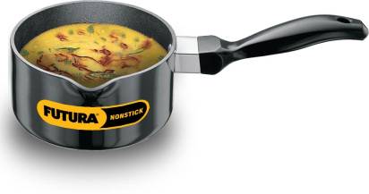 Hawkins Futura Non-stick Sauce Pan 14 cm Diameter 1 L (NS10) - Swadesiicart