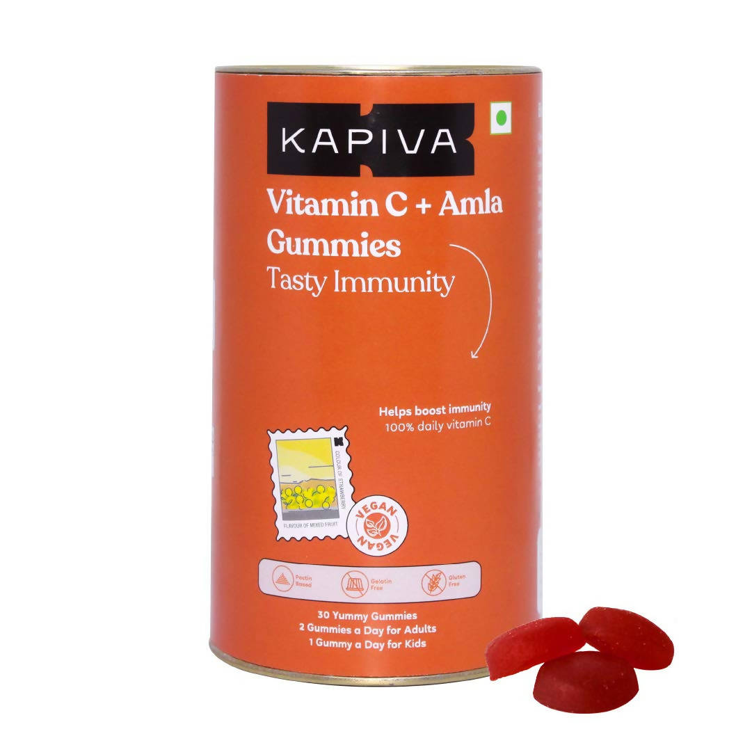 Kapiva Ayurveda Vitamin C + Amla Gummies - Tasty Immunity | Swadesiicart