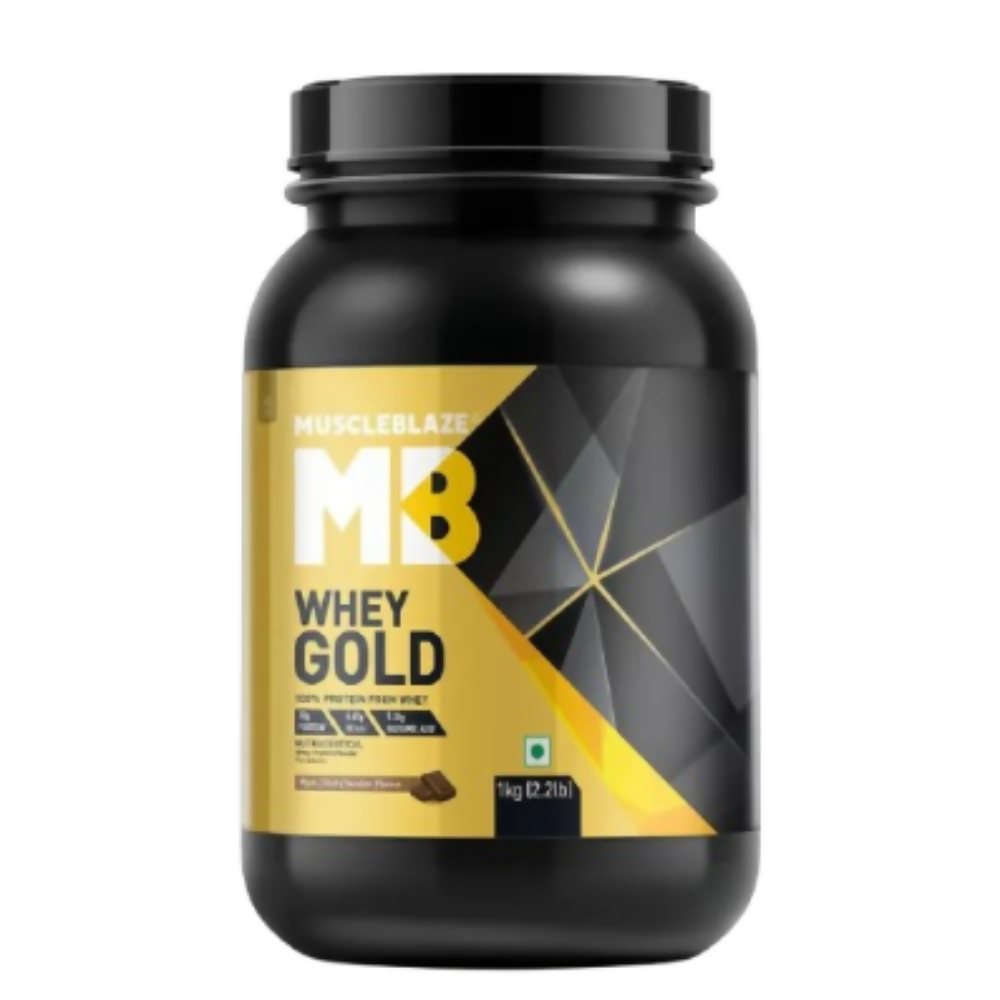 MuscleBlaze Whey Gold Richmilk Chocolate | Swadesiicart