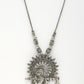 NVR Women's Silver-Toned German Silver Oxidised Pendant with Chain | Swadesiicart