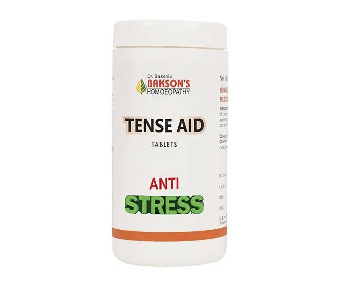 Bakson's Homeopathy Tense Aid Tablets | Swadesiicart
