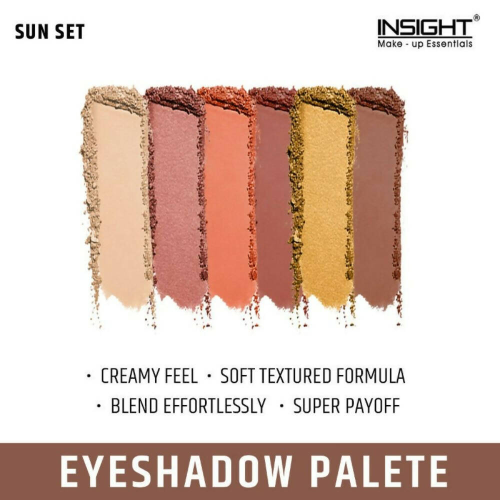 Insight Cosmetics Show Time Eyeshadow Palette - Sunset - Swadesiicart