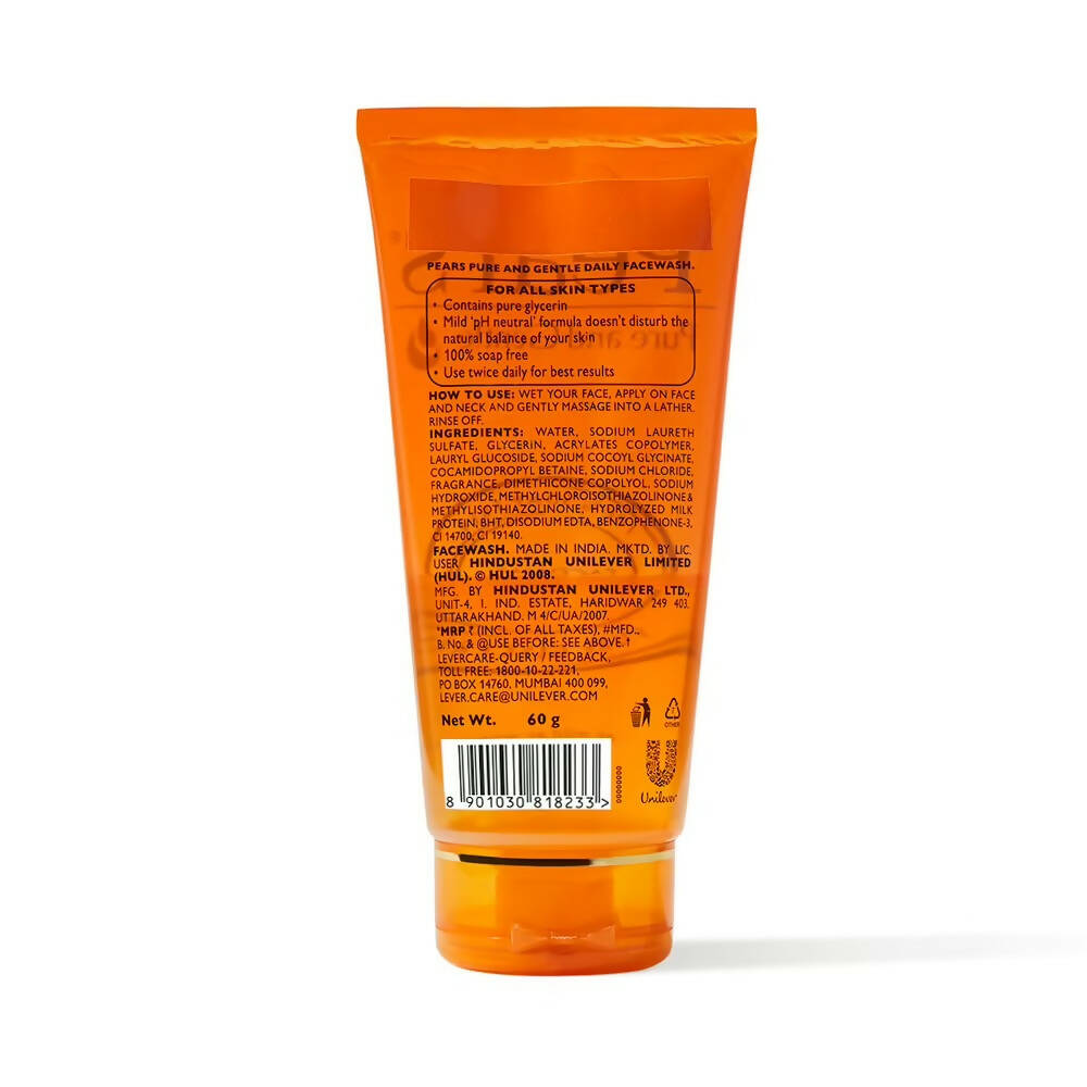 Pears Pure and Gentle Daily Cleansing Facewash - Mild Cleanser - Swadesiicart