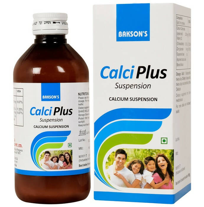 Bakson's Calci Plus Suspension | Swadesiicart