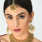 Mominos Fashion Johar Kamal Traditional Rajwadi Design Heavy Golden Color Necklace Set - Swadesiicart