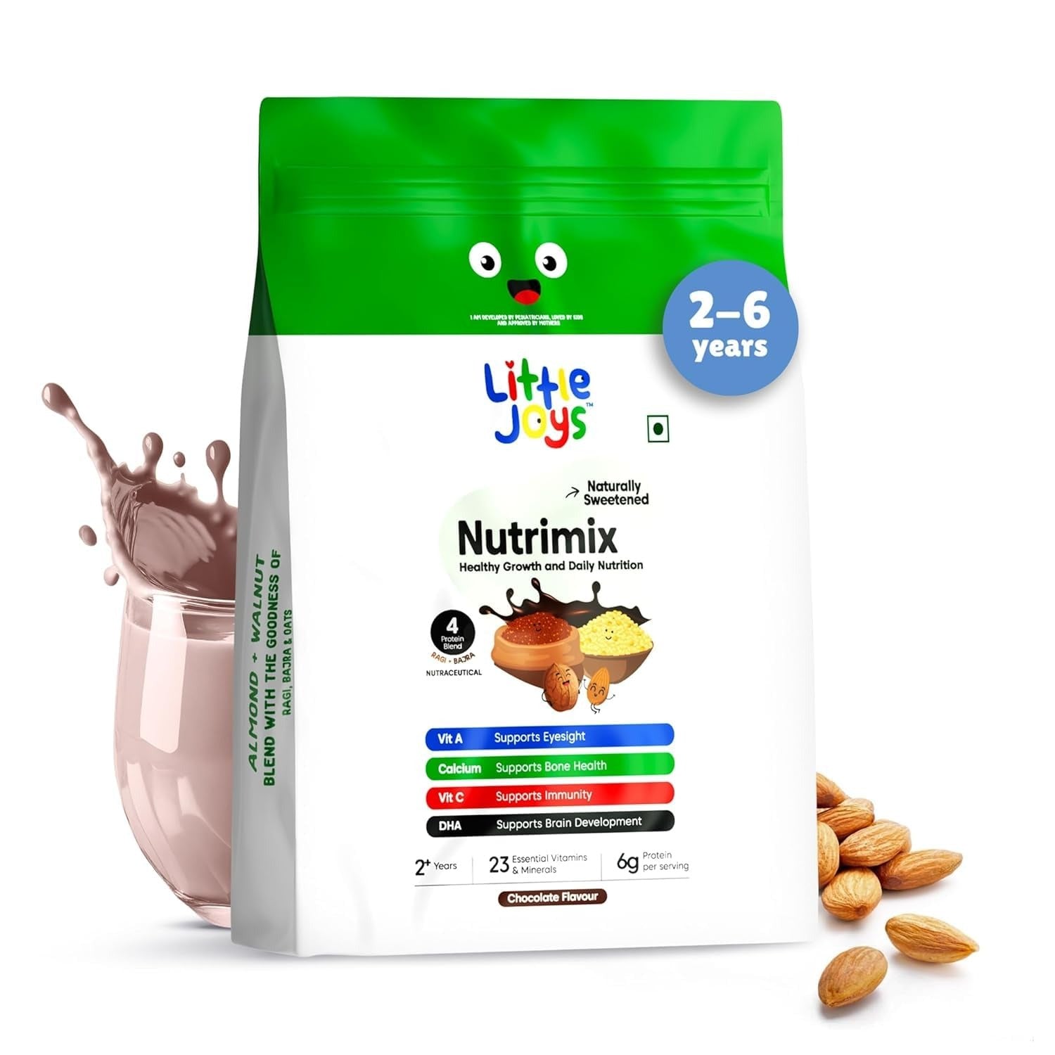 Little Joys Nutrimix Powder for Young Kids (2-6 Years) - Swadesiicart