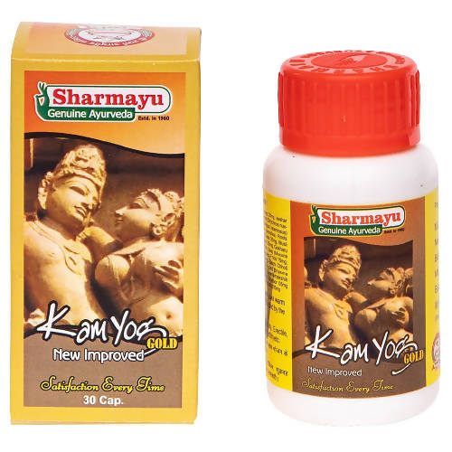 Sharmayu Ayurveda Kam Yog Gold Capsules | Swadesiicart