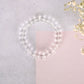 NVR Men & Women Transparent Beaded Elasticated Bracelet - Swadesiicart