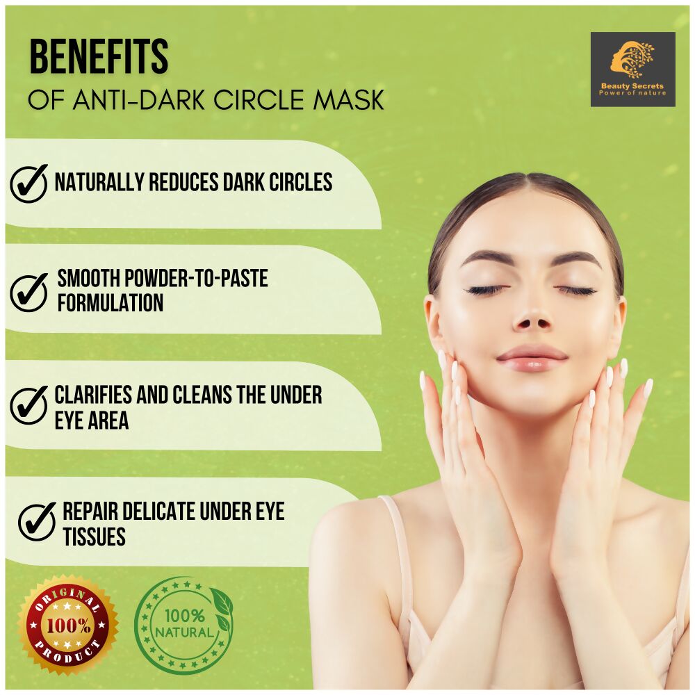 Beauty Secrets Sunayana Anti Dark Circle Face Mask - Swadesiicart