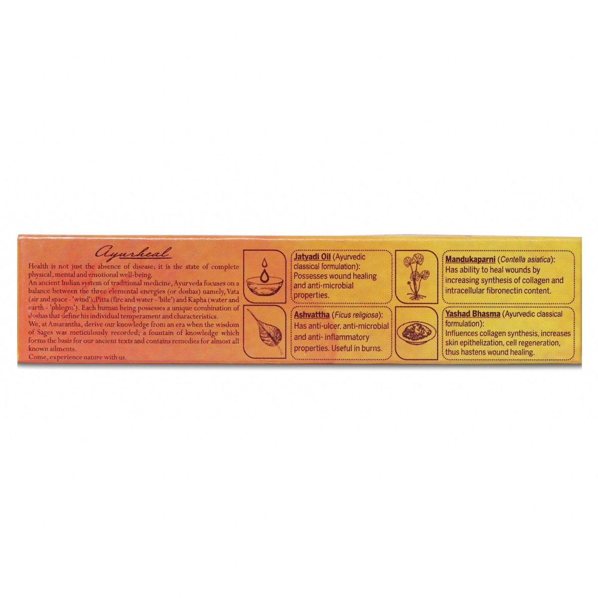 Amarantha Ayurvedic Wound Healing Cream - Swadesiicart