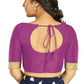 Aastha Fashion Women's Purple Art Silk Designer Traditional Readymade Blouse