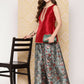 Ahalyaa Women's Traditional Wear Co-ods - Red