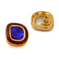 Ruby Raang Multi Blue Kundan Studs | Swadesiicart