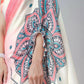 Vastranavya Coral Off White Freehand Mandalaa Print Ready to Wear Saree | Swadesiicart