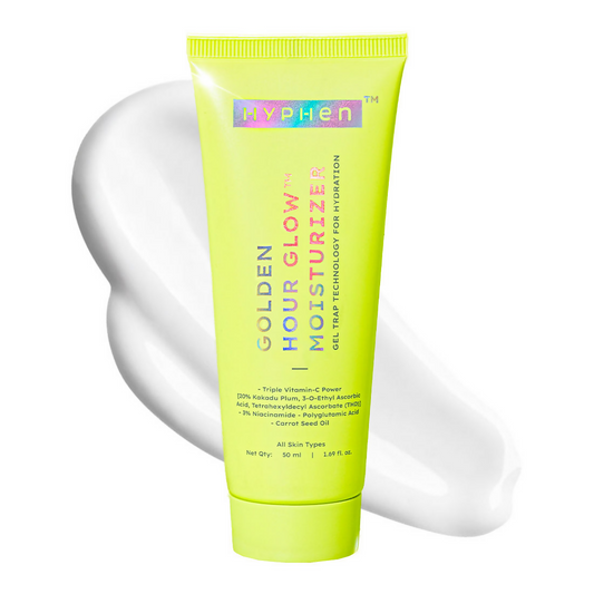Hyphen Golden Hour Glow Face Moisturizer with Triple Vitamin C & 3% Niacinamide | Swadesiicart