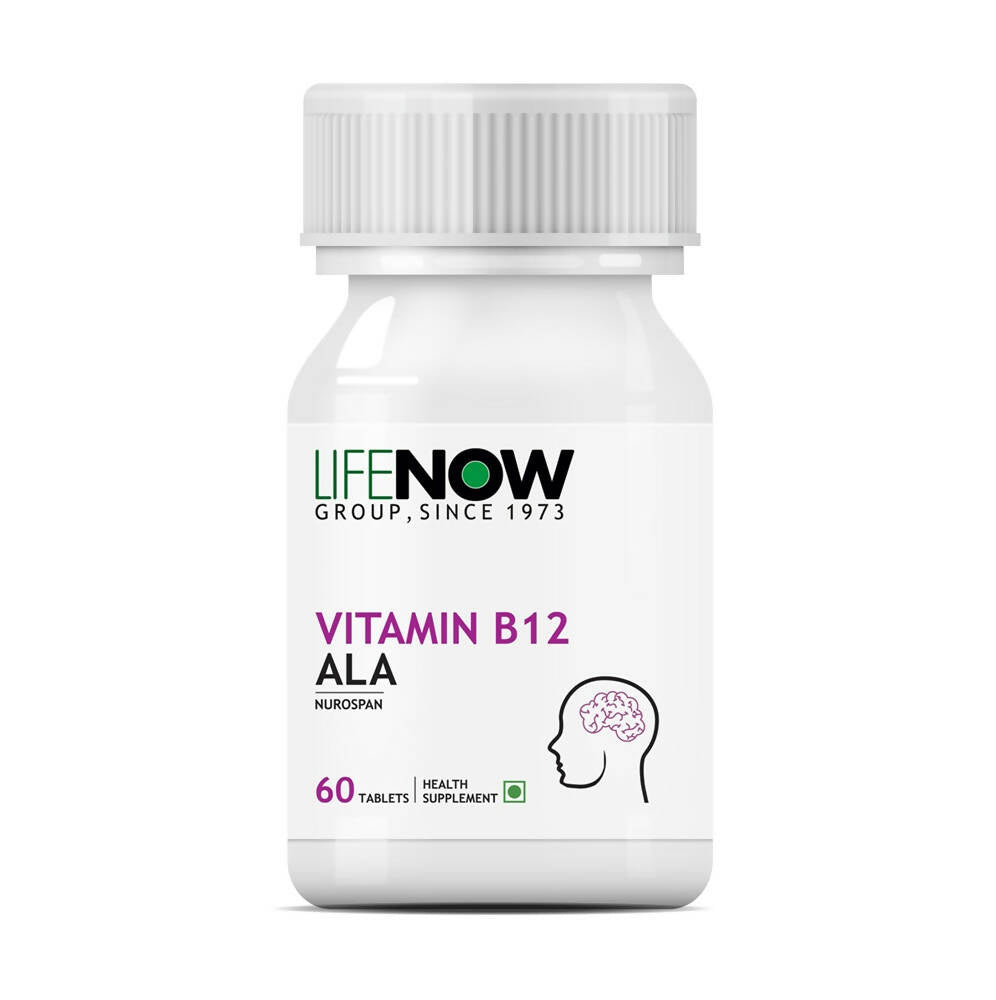 Lifenow Vitamin B12 ALA Tablets | Swadesiicart