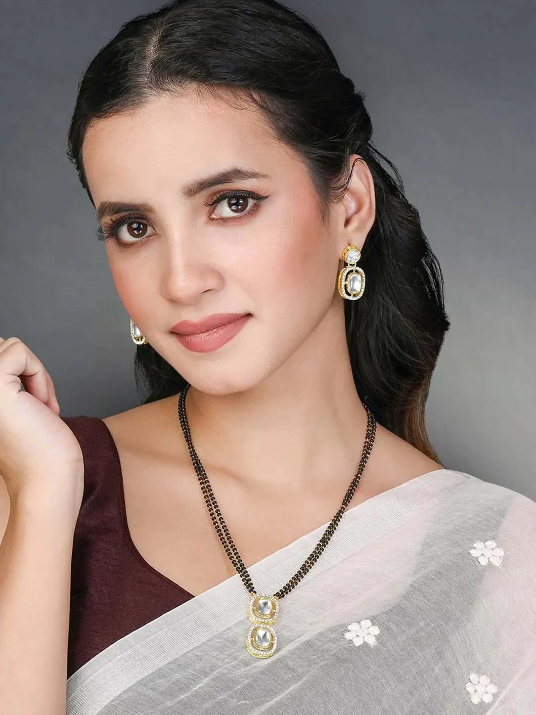 Joban Fashion Mangalsutra With Earrings For Women | Swadesiicart