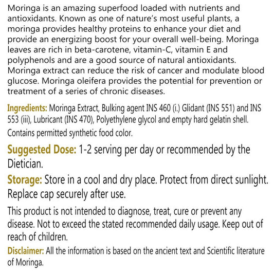 NLife Moringa Capsules - Swadesiicart