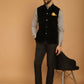 Even Apparels Nehru Jacket With Welt Pockets - Black | Swadesiicart
