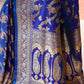 Joban Fashion Ink Blue Banarasi Soft Pure Handloom Banarasi Silk Saree | Swadesiicart