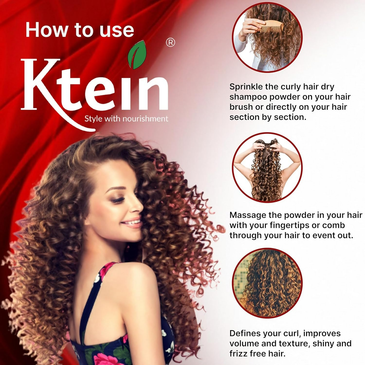Ktein Natural 100% Plant Based Hair Detox Dry Shampoo - Swadesiicart