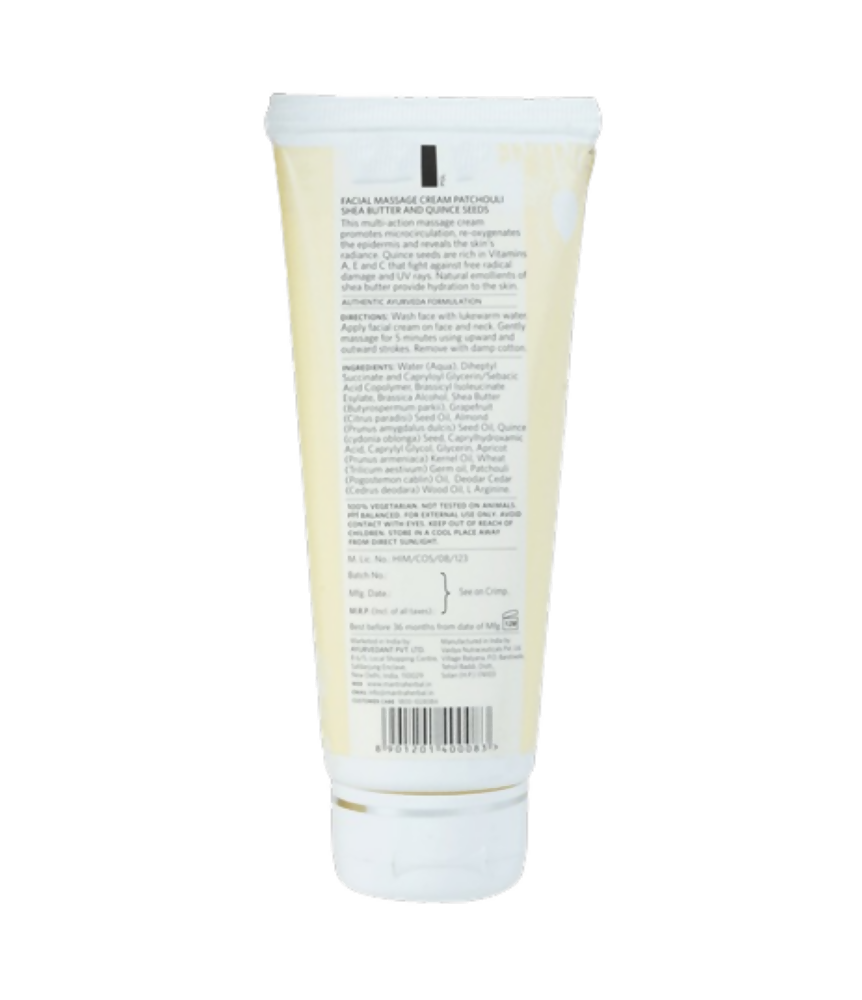 Mantra Herbal Facial Massage Cream Patchouli Shea Butter and Quince Seeds - Swadesiicart
